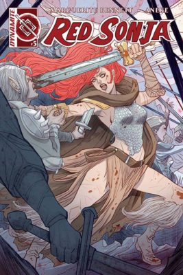 Red Sonja #5 (2016) Marguerite Sauvage Cover