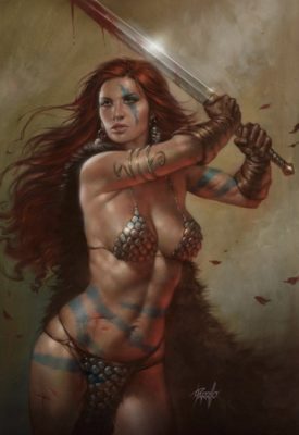 Red Sonja #20 vol. 4 Lucio Parrillo Signed Exclusive NYCC