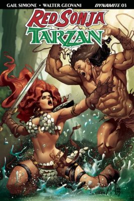Red Sonja / Tarzan #3 Sergio Davila Cover C