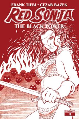 Red Sonja: The Black Tower #3 (of 4) Rare blood variant